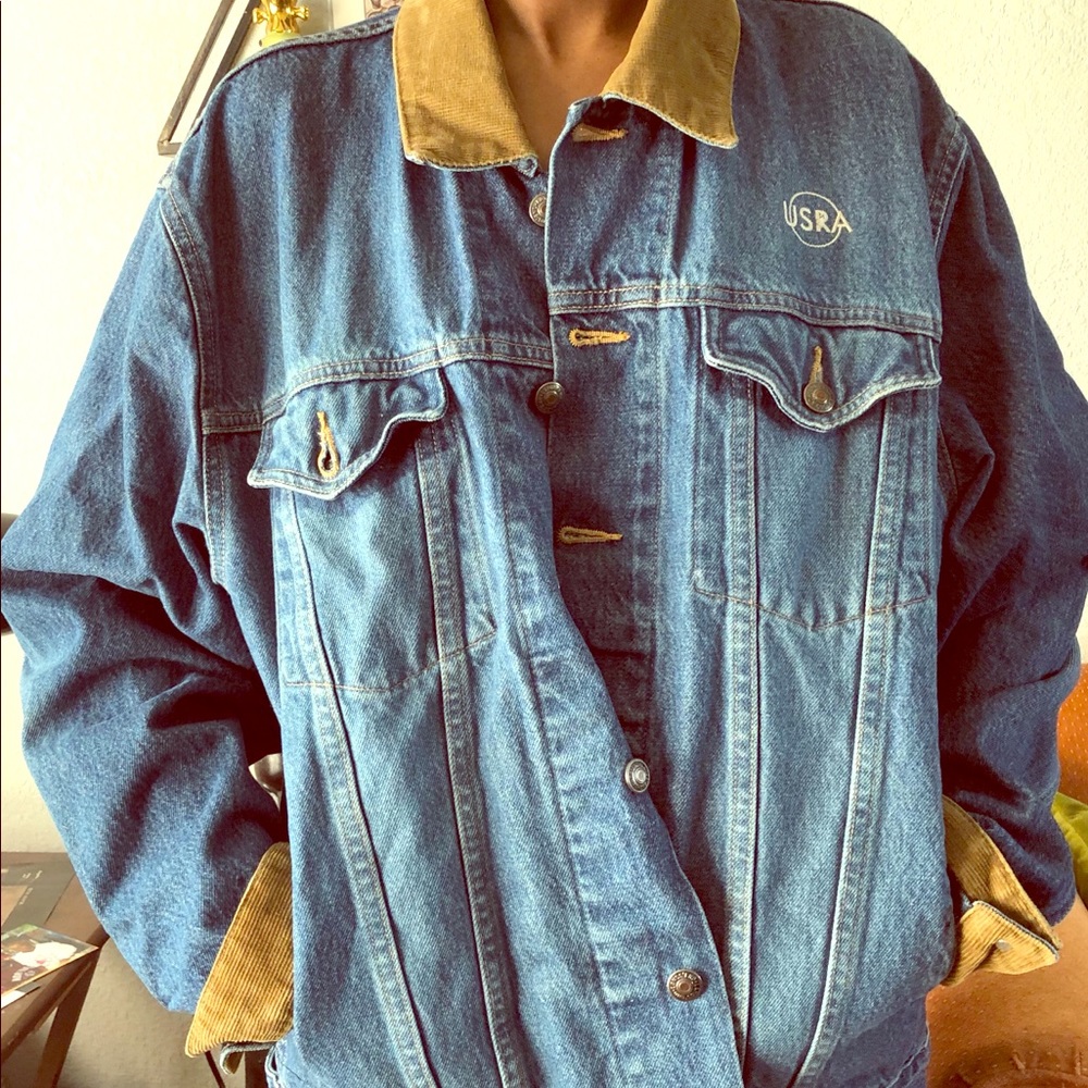 Vintage Lands’End denim jacket.